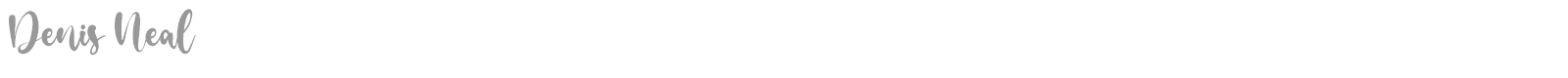 Denis Neal font preview